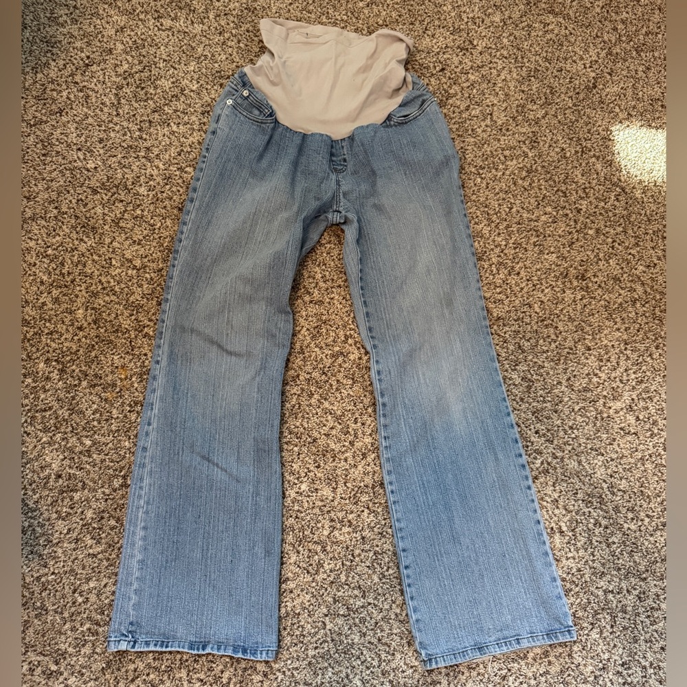 Motherhood Maternity Jeans Stretchy Flare